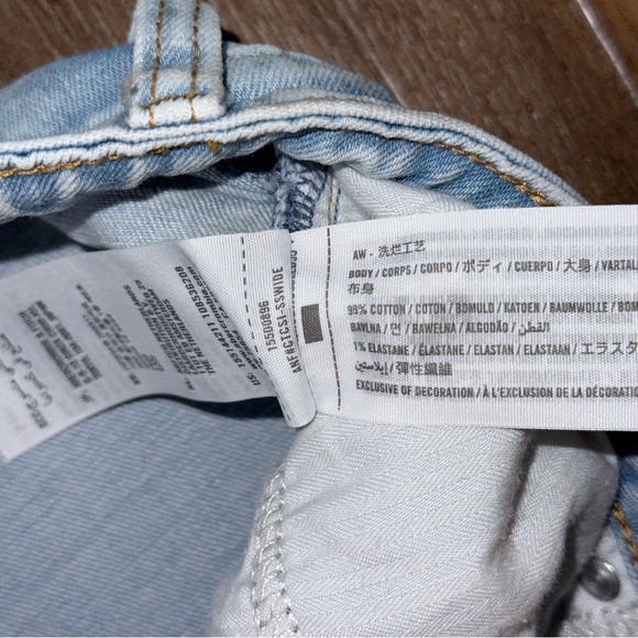 Abercrombie & Fitch The Skinny High Rise Jean CURVE LOVE Ankle Distressed - Picture 8 of 12